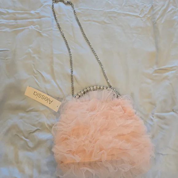 Alessia Crystal Crossbody Satchel Purse Nwt - Picture 1 of 9